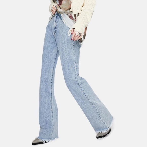 Zara Jeans Zara 9s Wide Leg Jeans Poshmark